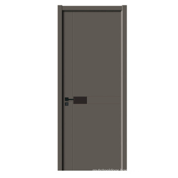 Good quality modern design doors light luxury paint free melamine apartment mdf door skin sheet  GO-Q0011